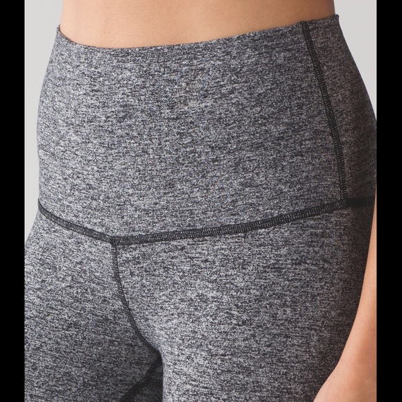 Lululemon Wunder Under pant heathered black 4 NWT - Picture 4 of 8